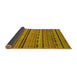 Sideview of Oriental Yellow Modern Rug, abs2316yw