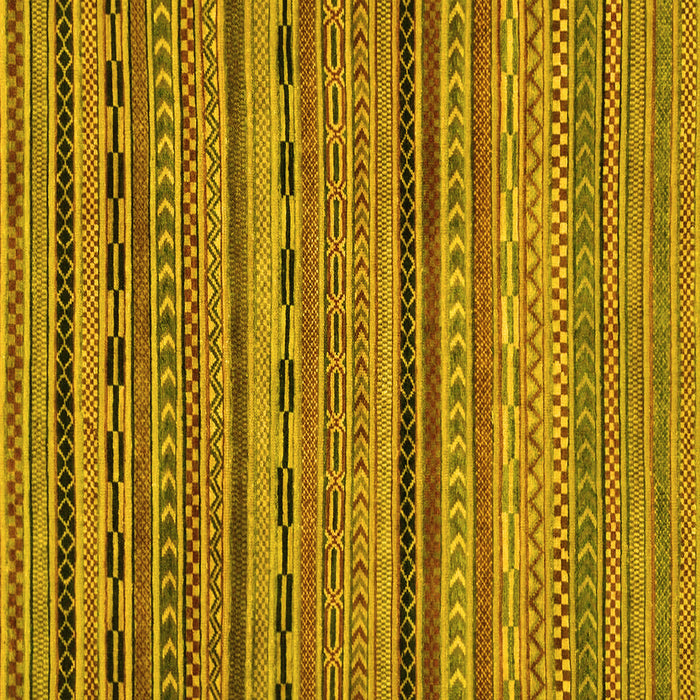 Square Oriental Yellow Modern Rug, abs2316yw