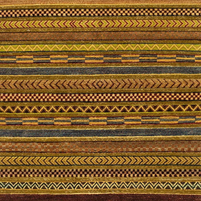 Machine Washable Abstract Red Brown Rug, wshabs2317