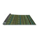 Sideview of Oriental Light Blue Modern Rug, abs2317lblu