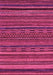 Machine Washable Oriental Pink Modern Rug, wshabs2317pnk