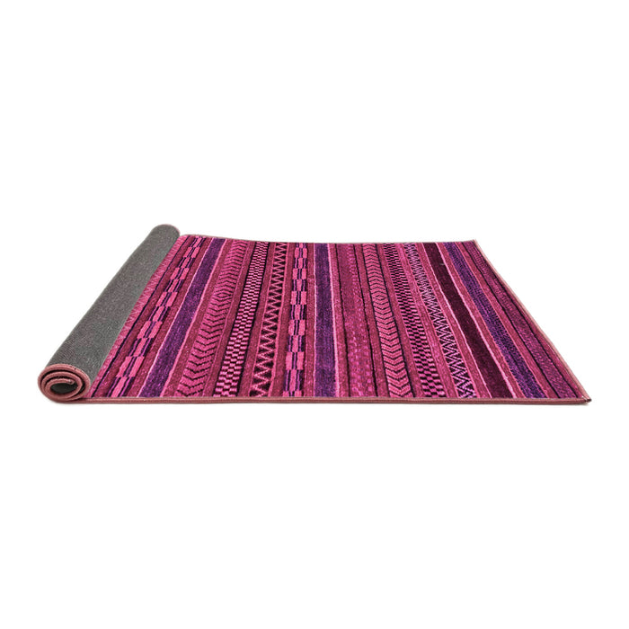 Sideview of Oriental Pink Modern Rug, abs2317pnk