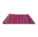 Sideview of Oriental Pink Modern Rug, abs2317pnk