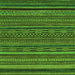 Square Oriental Green Modern Rug, abs2317grn