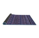 Sideview of Oriental Blue Modern Rug, abs2317blu