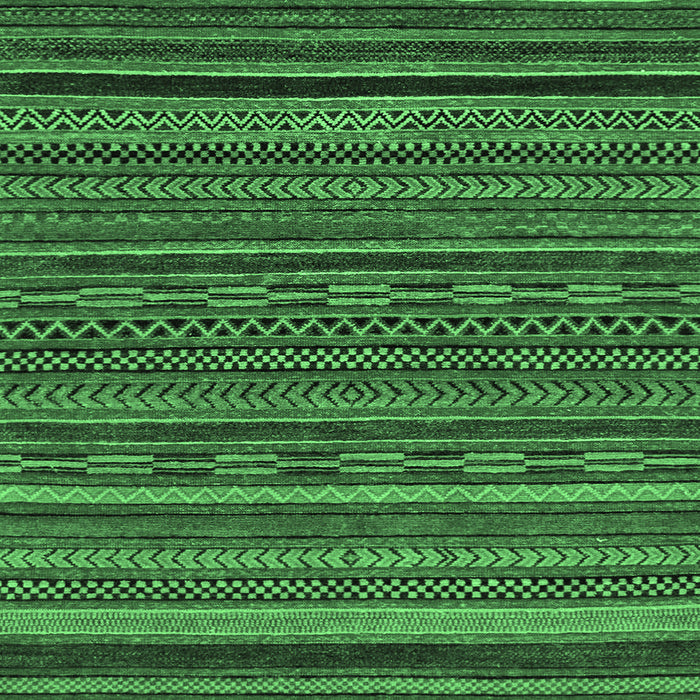 Square Oriental Emerald Green Modern Rug, abs2317emgrn