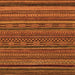 Square Oriental Orange Modern Rug, abs2317org