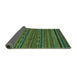 Sideview of Oriental Turquoise Modern Rug, abs2317turq