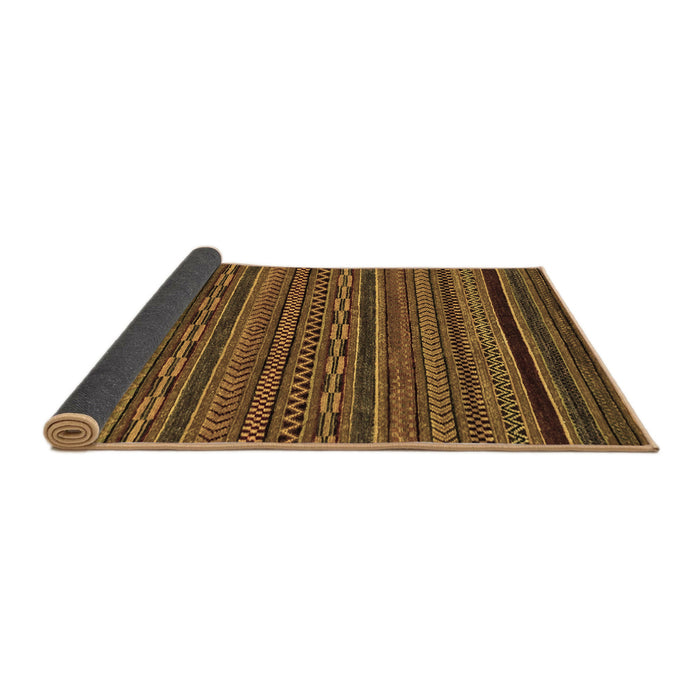 Sideview of Oriental Brown Modern Rug, abs2317brn