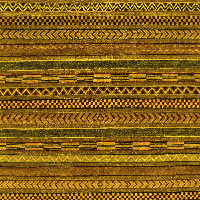 Oriental Yellow Modern Rug, abs2317yw
