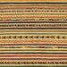 Square Abstract Orange Oriental Rug, abs2318