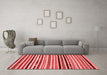 Modern Red Washable Rugs