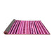 Sideview of Oriental Pink Modern Rug, abs2318pnk