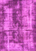 Machine Washable Oriental Pink Modern Rug, wshabs2319pnk