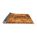 Sideview of Oriental Orange Modern Rug, abs2319org