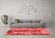 Modern Red Washable Rugs