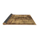 Sideview of Oriental Brown Modern Rug, abs2319brn