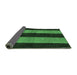 Sideview of Abstract Emerald Green Modern Rug, abs231emgrn