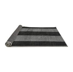 Sideview of Abstract Gray Modern Rug, abs231gry