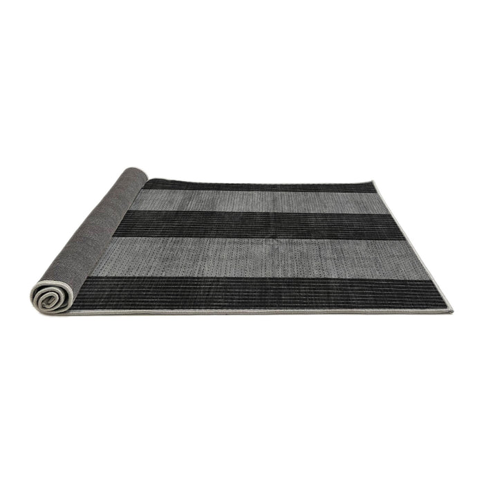Sideview of Abstract Gray Modern Rug, abs231gry