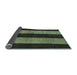 Sideview of Abstract Light Blue Modern Rug, abs231lblu