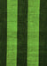 Machine Washable Abstract Green Modern Area Rugs, wshabs231grn