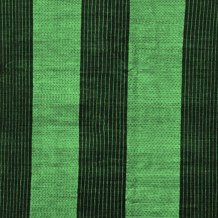 Square Machine Washable Abstract Emerald Green Modern Area Rugs, wshabs231emgrn