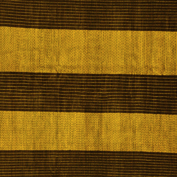 Square Abstract Yellow Modern Rug, abs231yw