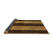 Sideview of Abstract Brown Modern Rug, abs231brn