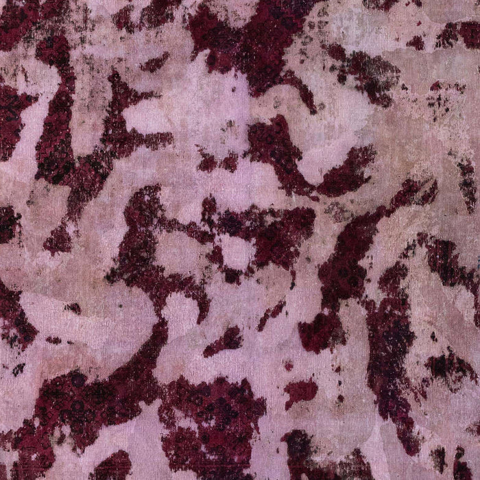 Machine Washable Abstract Plum Purple Rug, wshabs2320