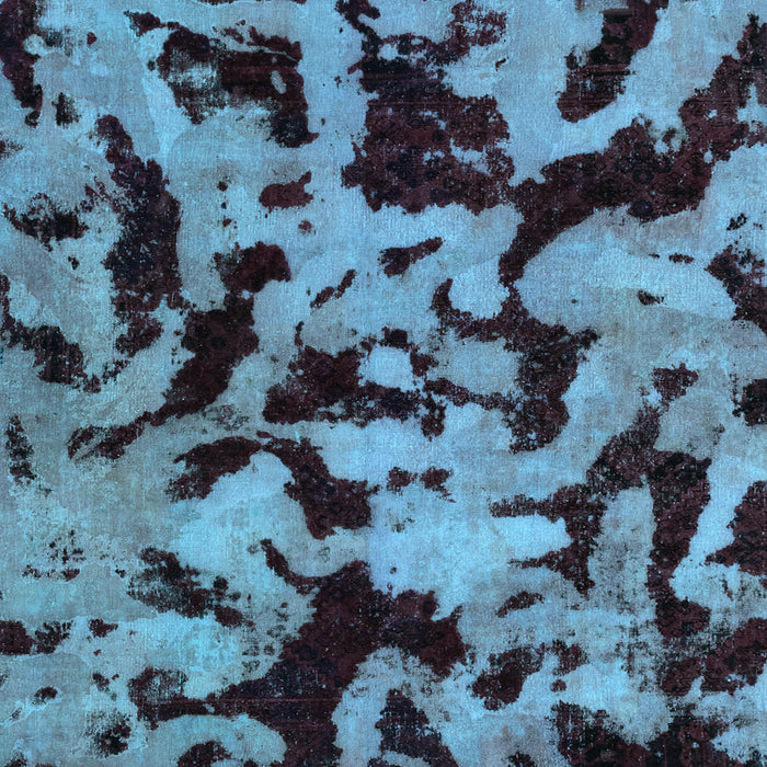 Square Oriental Light Blue Modern Rug, abs2320lblu