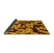 Sideview of Oriental Yellow Modern Rug, abs2320yw