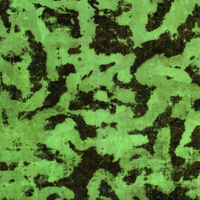 Square Oriental Green Modern Rug, abs2320grn