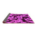 Sideview of Oriental Pink Modern Rug, abs2320pnk