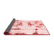 Abstract Red Modern Area Rugs