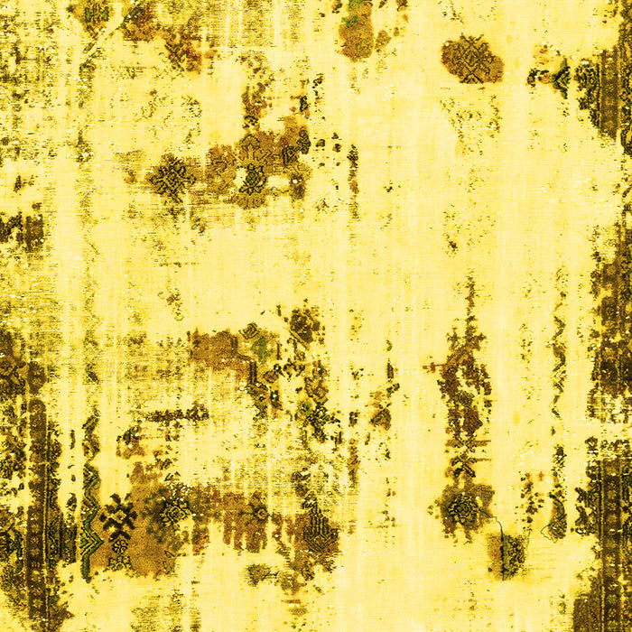 Abstract Yellow Modern Rug, abs2321yw