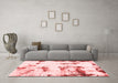 Modern Red Washable Rugs