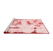 Modern Red Washable Rugs