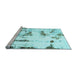 Sideview of Machine Washable Abstract Light Blue Modern Rug, wshabs2321lblu