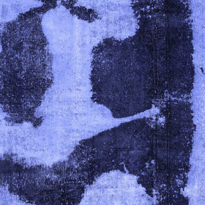 Abstract Blue Modern Rug, abs2322blu