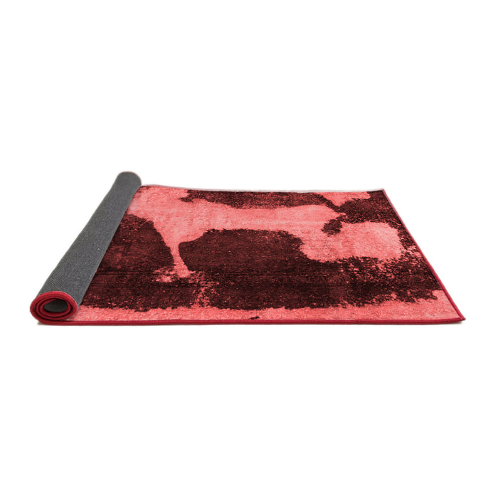 Abstract Red Modern Area Rugs