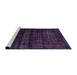 Sideview of Machine Washable Abstract Deep Purple Rug, wshabs2323