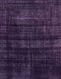 Machine Washable Abstract Deep Purple Rug, wshabs2323