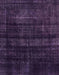 Machine Washable Abstract Deep Purple Rug, wshabs2323
