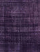 Abstract Deep Purple Persian Rug, abs2323