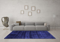 Machine Washable Persian Blue Bohemian Rug, wshabs2323blu