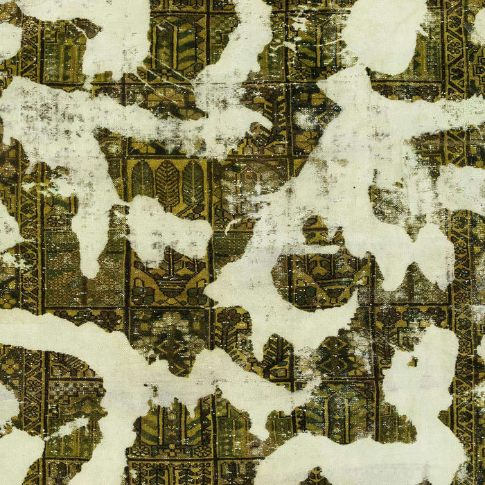 Machine Washable Abstract Sepia Brown Rug, wshabs2324