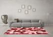 Modern Red Washable Rugs