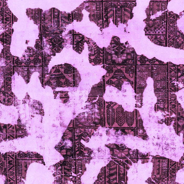 Machine Washable Abstract Purple Modern Area Rugs, wshabs2324pur