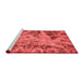 Bohemian Red Washable Rugs